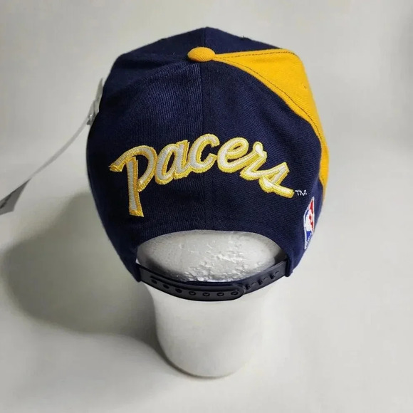 Indiana Pacers Letterman Sports Specialties Snapback Hat IP Big Logo Rare NEW - Picture 6 of 11